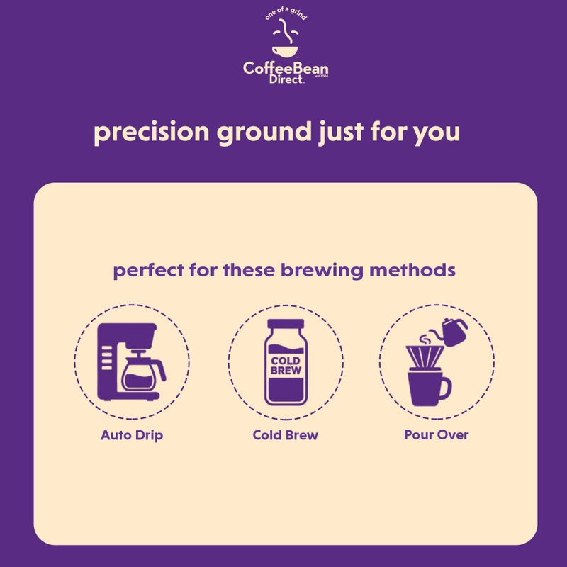 Coffee Bean Direct Poor Man's Blend®, Ground Coffee, Medium Roast, 5 Pound Bag (Pack of 1) - Image 5